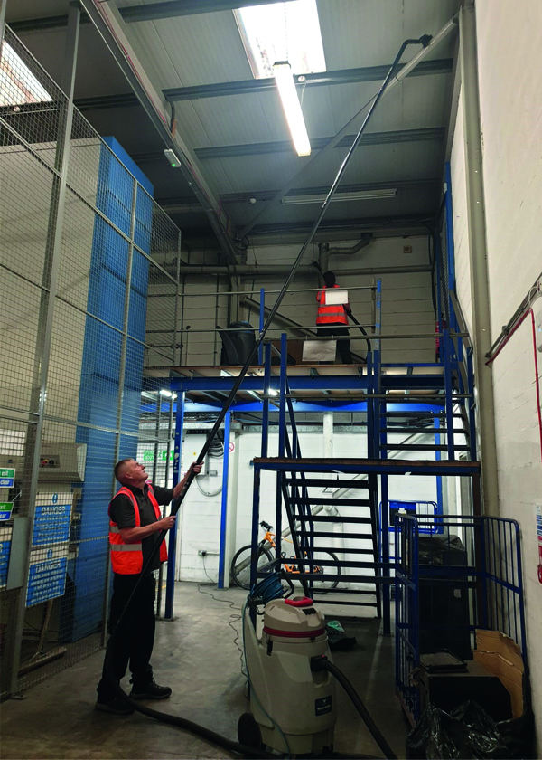 high level cleaning vacuumation technology